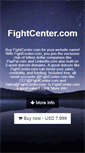 Mobile Screenshot of fightcenter.com