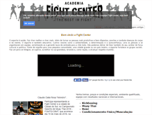 Tablet Screenshot of fightcenter.com.br